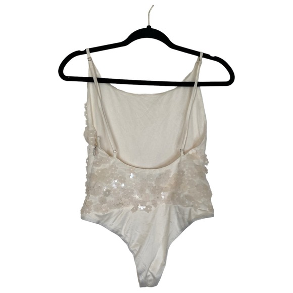 Zara Cream Lace Bodysuit - Picture 7 of 12